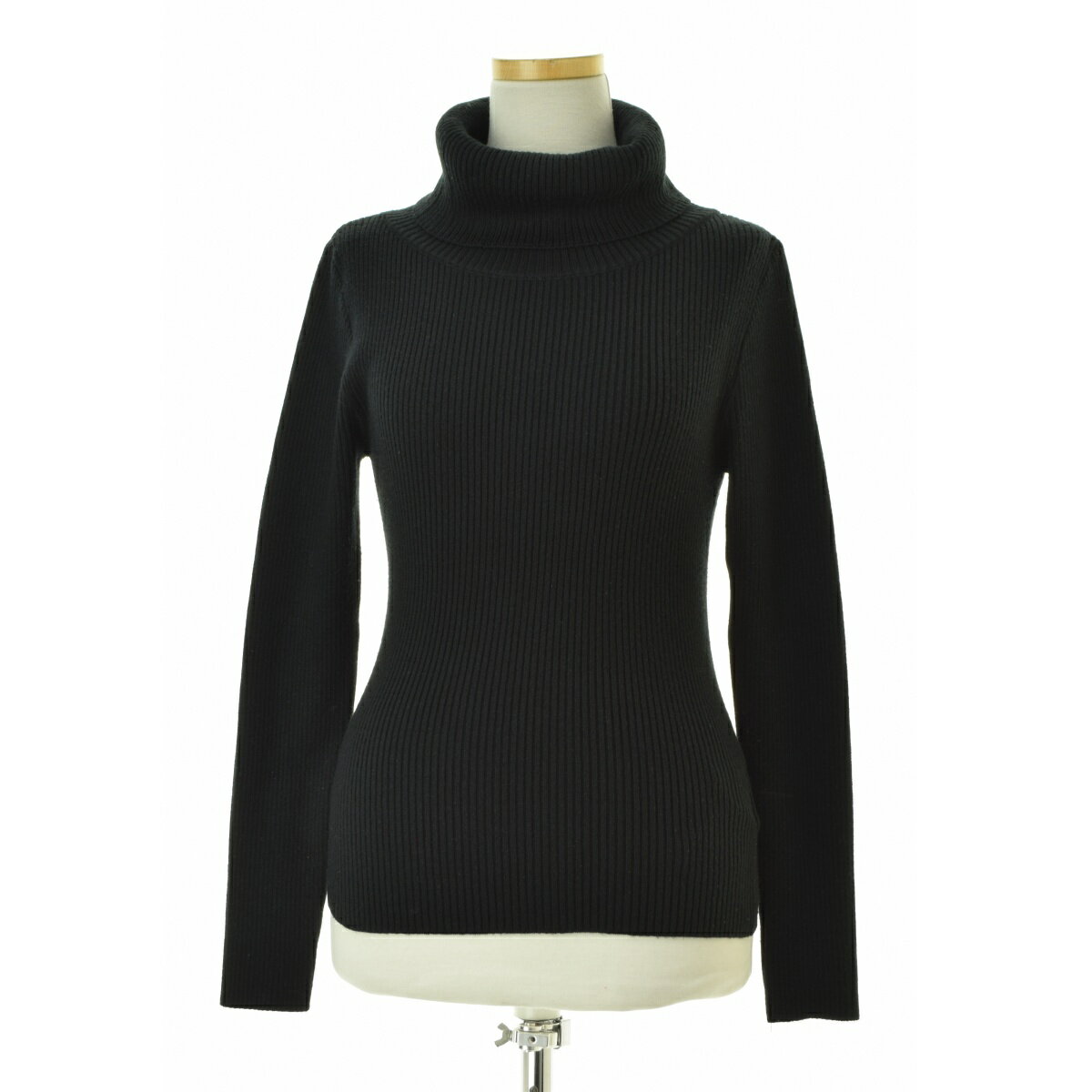 【中古】STRAWBERRY-FIELDS / ストロベリーフィールズオフタートルリブ長袖ニットセーター【cacfaiaj-l】