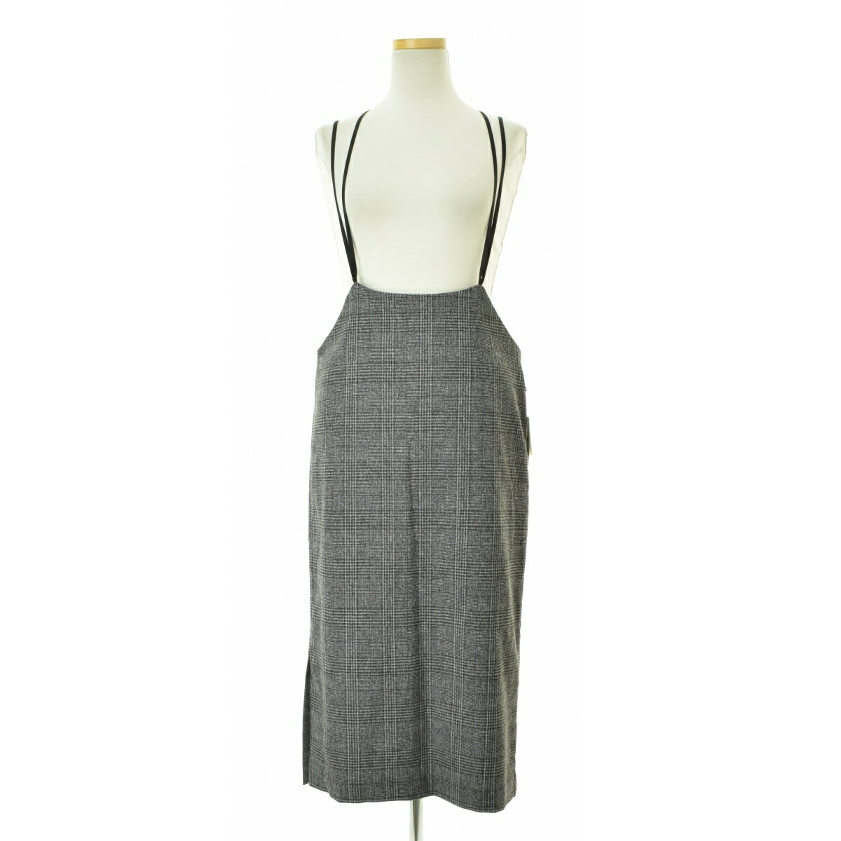 【中古】【期間限定値下げ】KBF / ケービーエフバッククロスハイウエストスカートスカート【cacfbbbc-l】