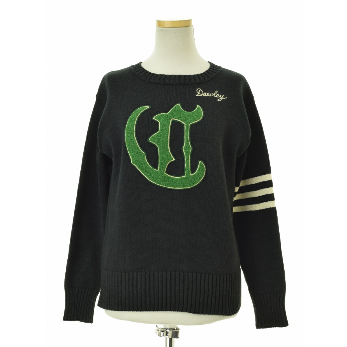 【中古】CHESWICK / チェスウィックレタード長袖ニットセーター【cacfadac-l】