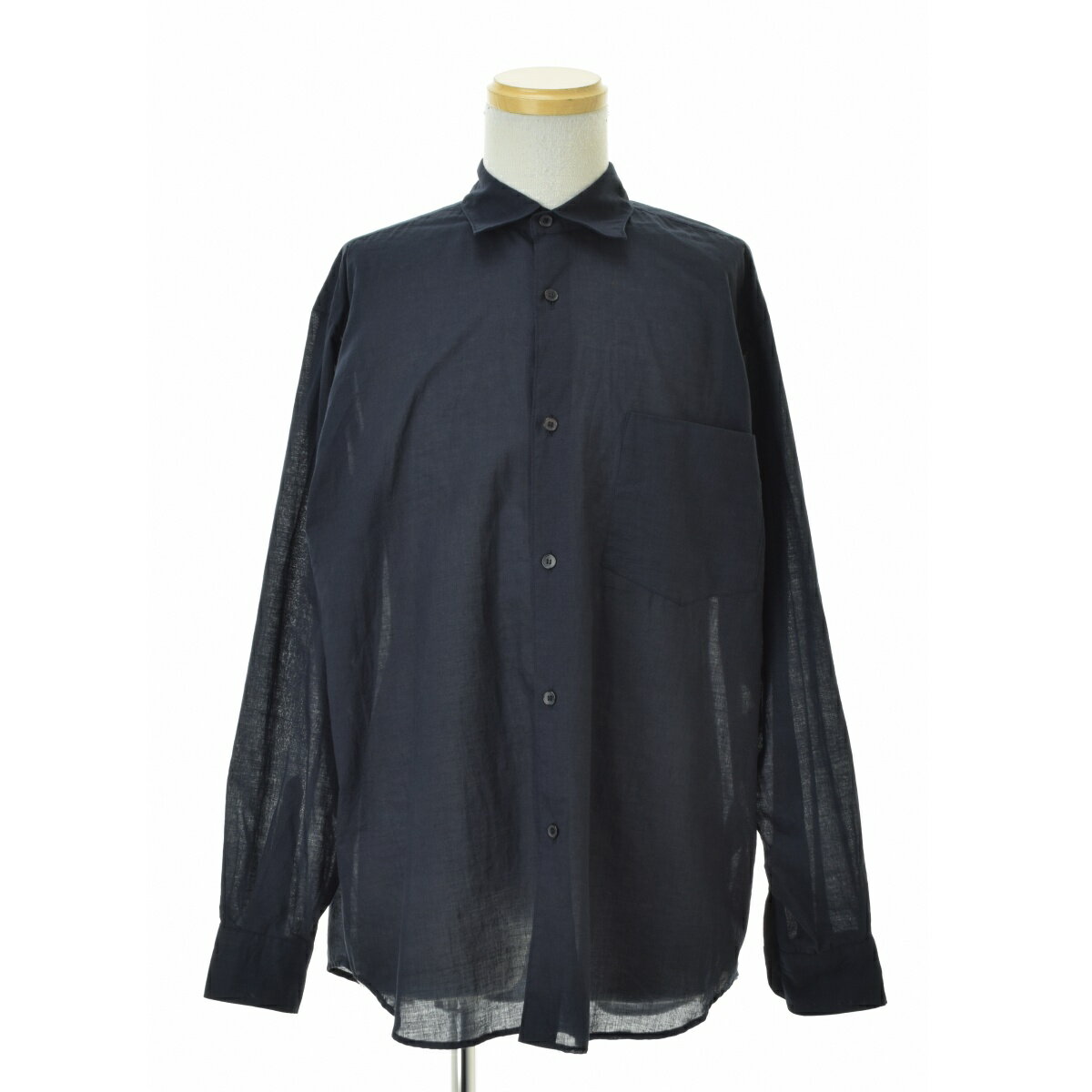 楽天市場】comoli シャツ ネイビー（メンズファッション）の通販