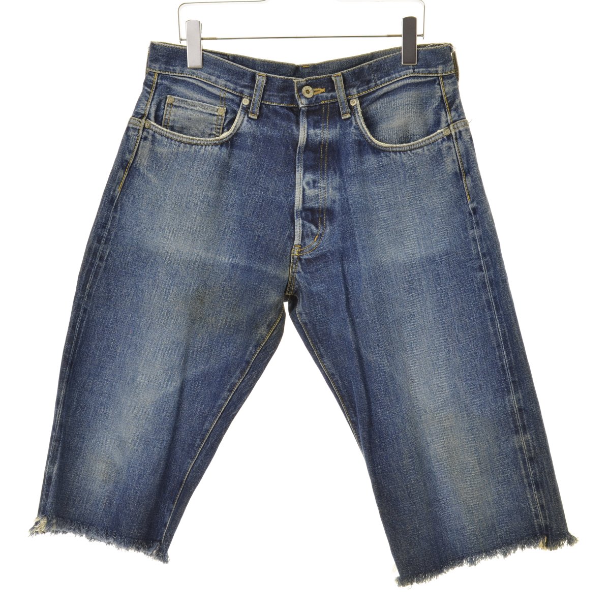 00s Realmad HECTIC USED加工デニムパンツ 名作00s HECTIC BASIC DENIM USED加工バギーデニムパンツRealmadリアル