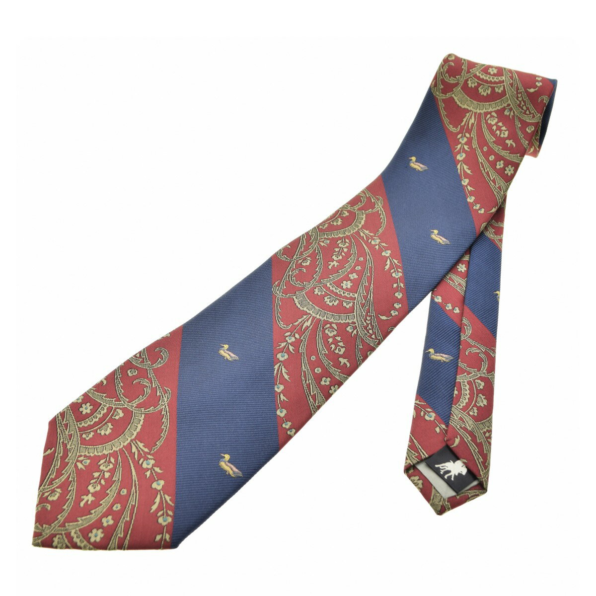Rakuten - 【中古】US POLO ASSNシルク ストライプ 総柄ネクタイ【cacfaiae-z】