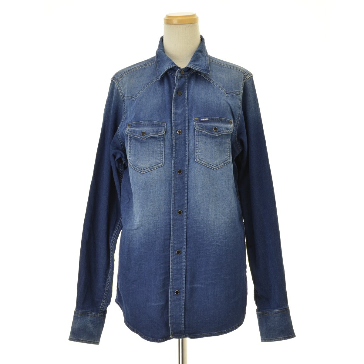 Rakuten - 【中古】DIESEL / ディーゼルSONOLA ストレッチデニムウエスタン長袖シャツ【cacgacch-l】