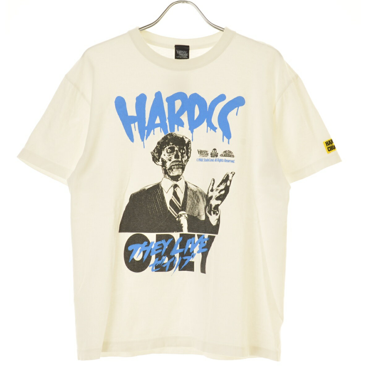 【中古】HARD CORE CHOCOLATE × THE LIVE / ハードコアチョコレート × ゼイリブ半袖Tシャツ【cacfbbbf-m】