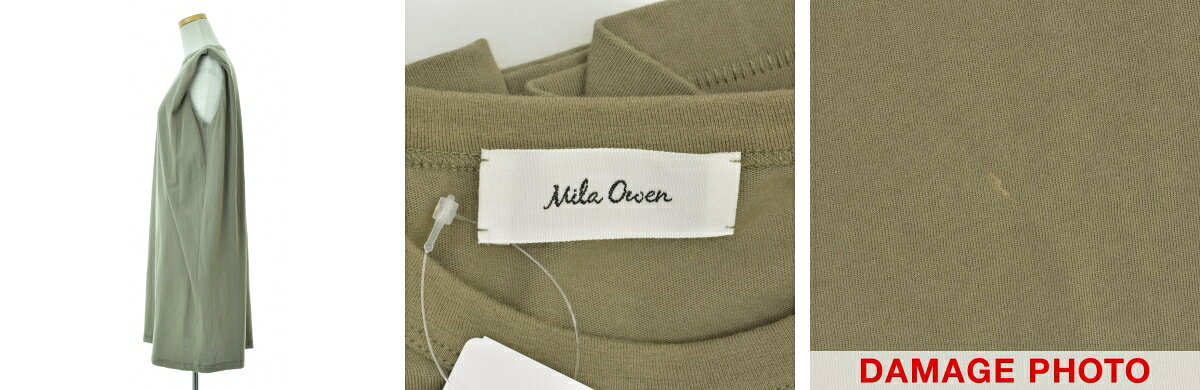 【中古】Mila Owen / ミラオーウェン09WCT212172 肩パットロングトップスノースリーブワンピース【cacebaba-l】 kanful-11920107 ブランド古着の買取販売カンフル サンプル画像3
