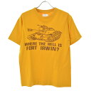 【中古】DUBBLE WORKS / ダブルワークスWHERE THE HELL IS FORT IRWIN?半袖Tシャツ【caceajba-m】