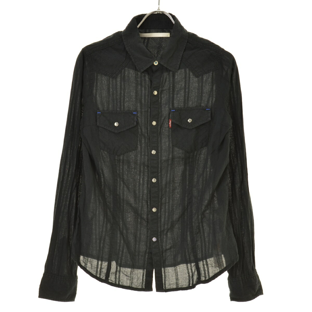 【中古】LEVIS / リーバイスストライプウエスタンシャツ長袖シャツ【cacfbbac-l】