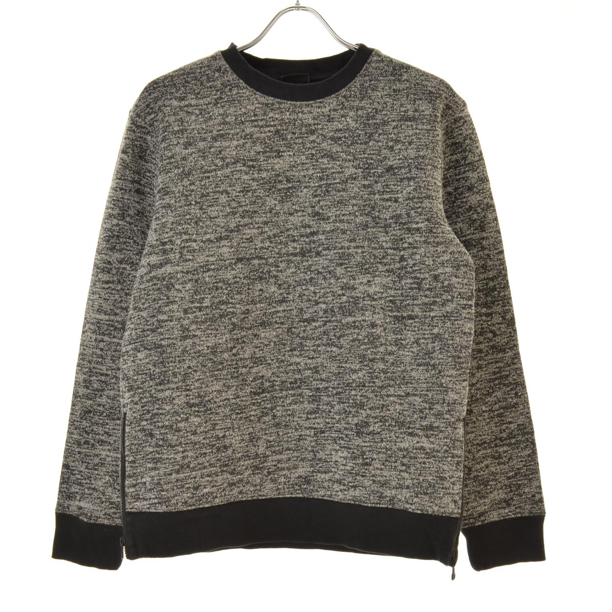 乐天商城 - 【中古】H&M / エイチアンドエムサイドジップニット長袖スウェット【cacgadbf-m】