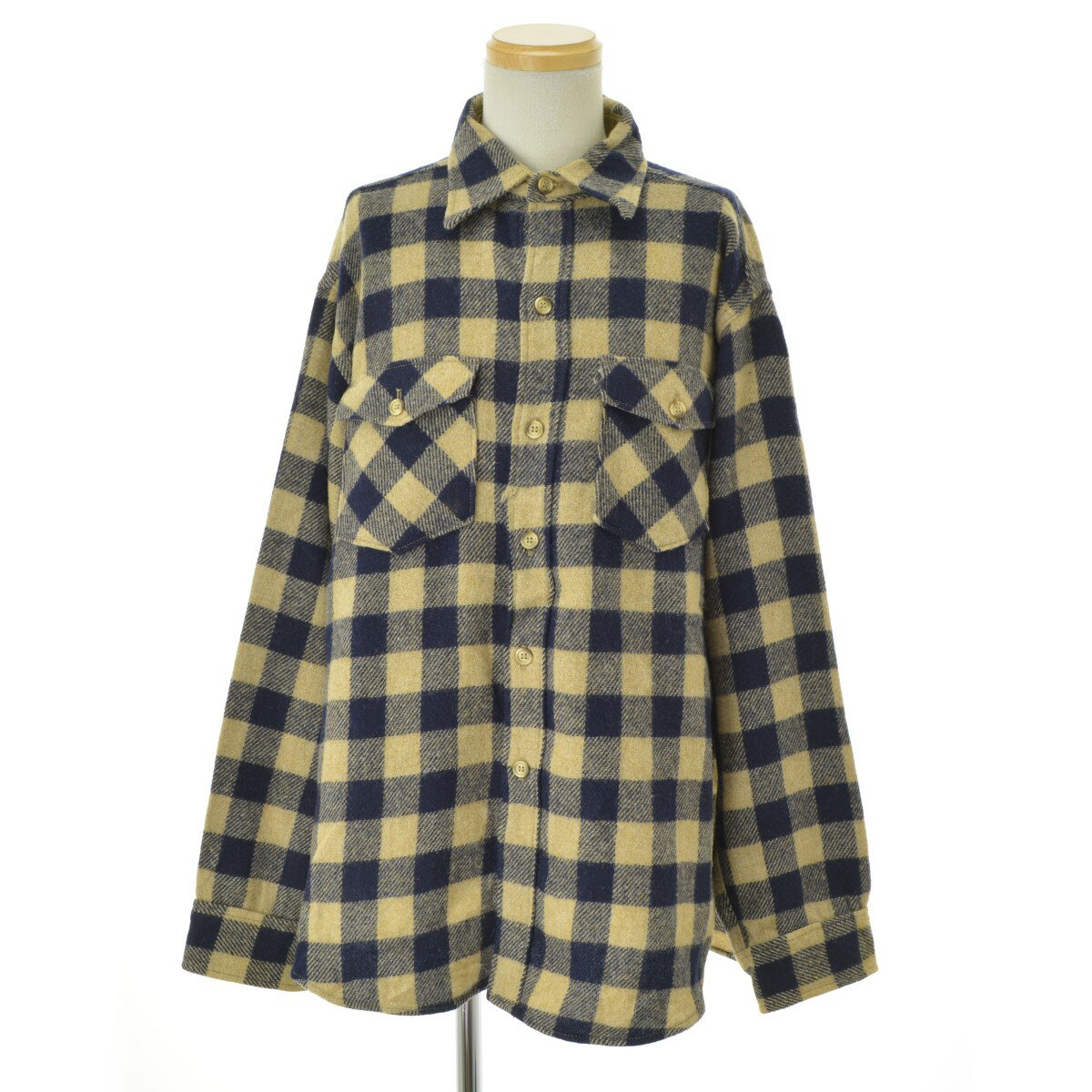 樂天商城 - 【中古】WOOLRICH / ウールリッチ80s ウール長袖シャツ【caceahbb-m】