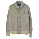 【中古】【期間限定値下げ】FRED PERRY / フレッドペリーJ8207 ショールカラー 裏毛スウェット長袖カーディガン【送料無料】【cacfaibd-m】