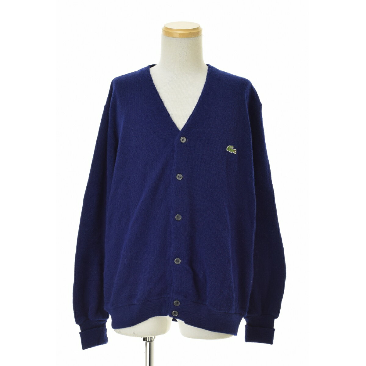 【中古】IZOD LACOSTE / アイゾッドラコステ糸巻タグ アクリルニット長袖カーディガン【cacfaccc-m】