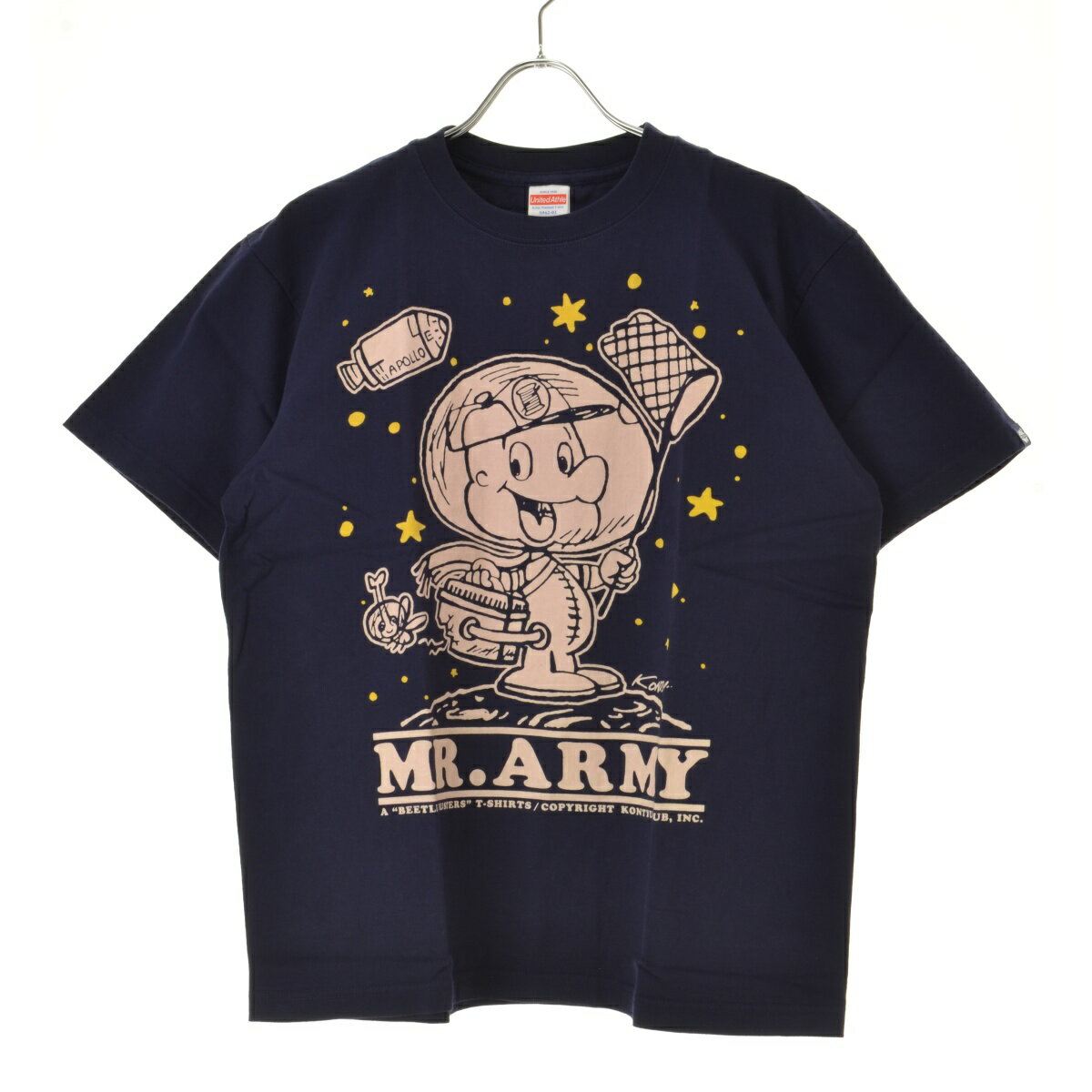 NAOSHIYA BERBERJIN / 直し屋ベルベルジンKontyu Club 昆虫クラブ MR .ARMY アストロ半袖Tシャツ