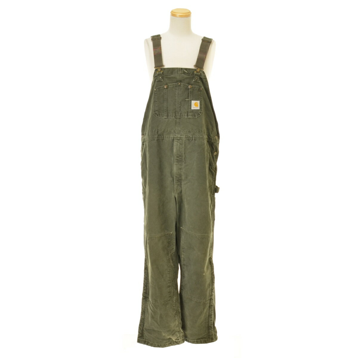 【中古】CARHARTT / カーハートR27 MOS ダブルニーダックオーバーオール【cacfaibc-m】
