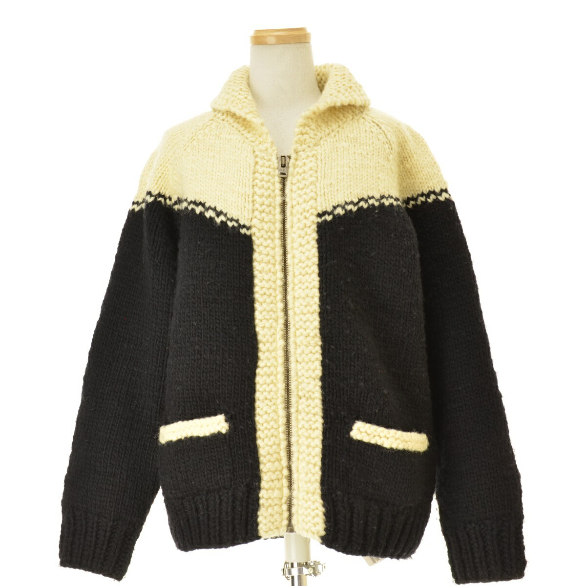MADISON BLUE / マディソンブルーMB244-8020 HAND-KNITTED HELLO COWICHAN ウールカウチンセーター