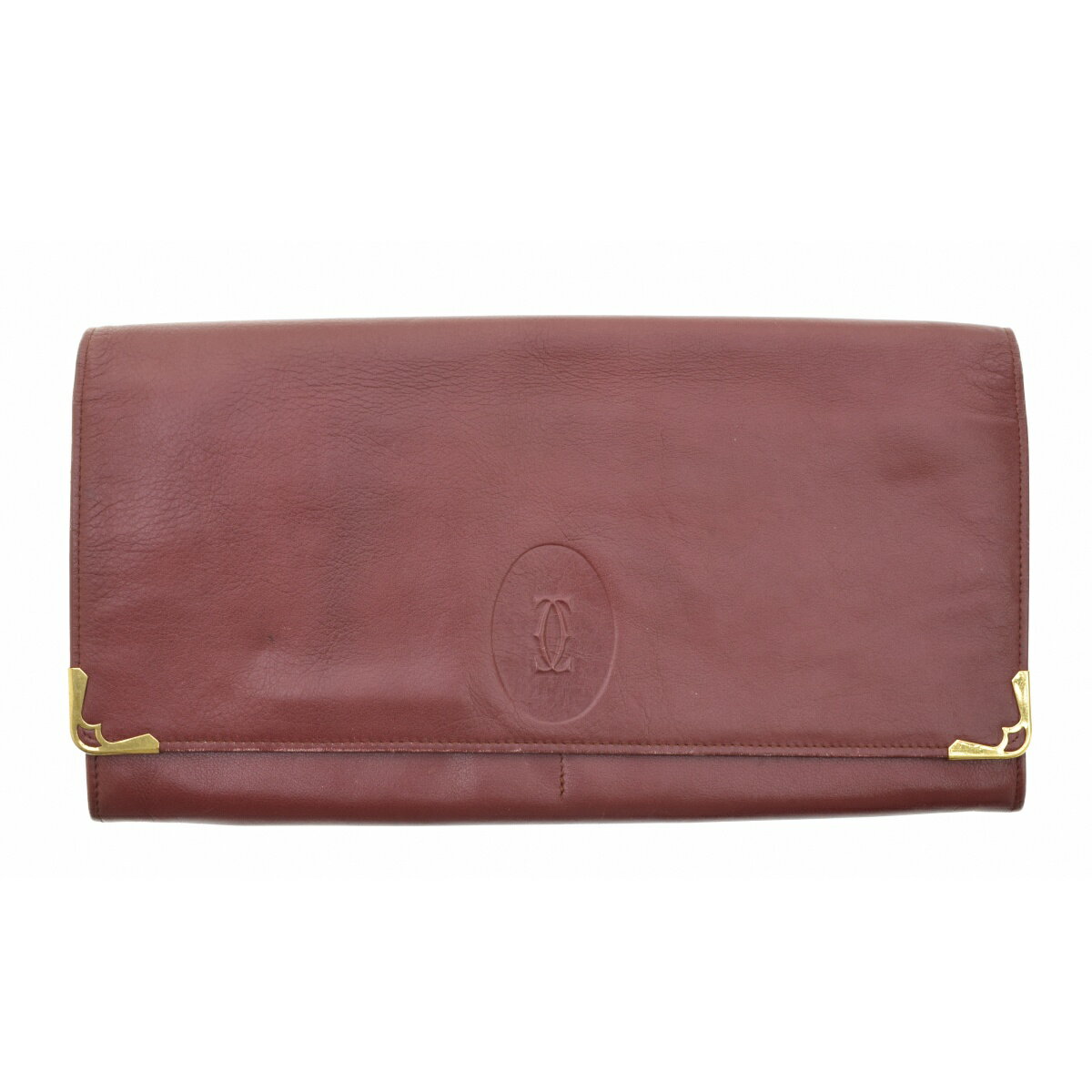 CARTIER - 【中古】【期間限定値下げ】CARTIER / カルティエマストライン レザー クラッチバッグ【cacgadca-z】