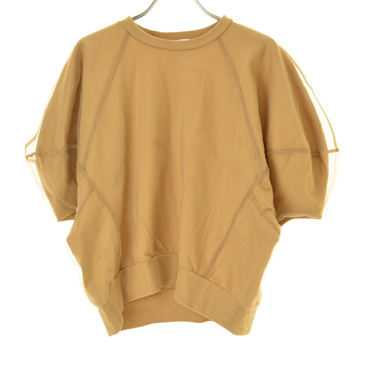 Rakuten - 【中古】【期間限定値下げ】LANVIN en Bleu / ランバンオンブルーチュールドルマンワイド五分袖カットソー【cacgabdb-l】