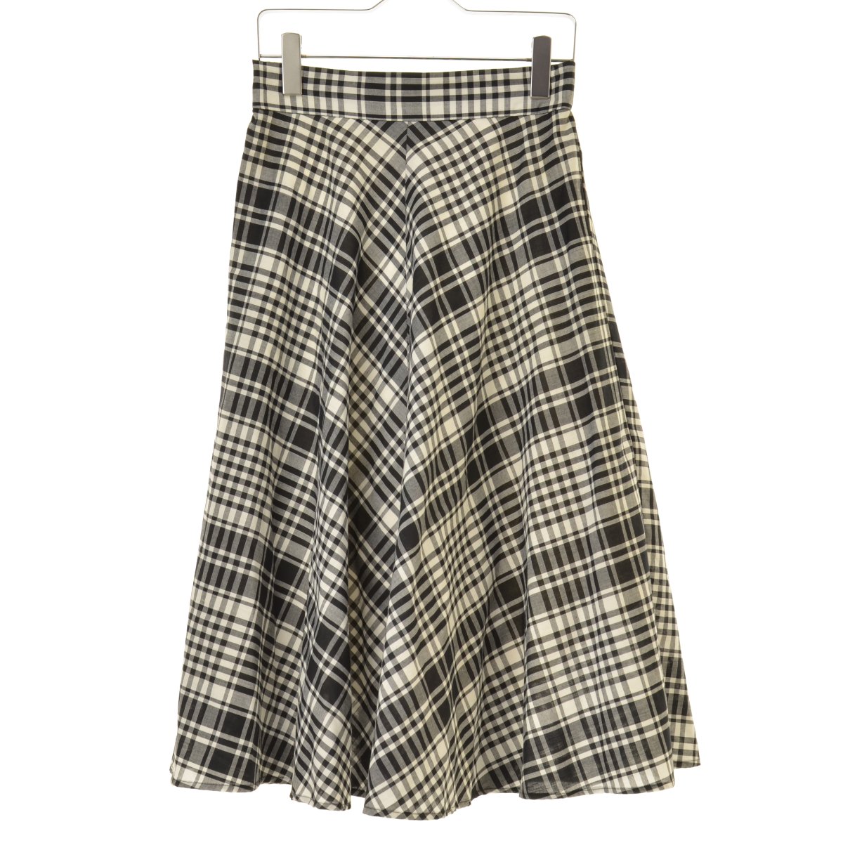 【中古】ROPE PICNIC / ロペ ピクニックマドラスチェックスカートロングスカート【cacfbbcd-l】 kanful-11954682 ブランド古着の買取販売カンフル パッケージ画像