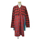 【中古】COMME des GARCONS HOMME PLUS / コムデギャルソンオムプリュス20AW AD2020 PF-T004 タータンチェック ドッキング 変型ロング長袖カーディガン【cacfadcc-m】(4)