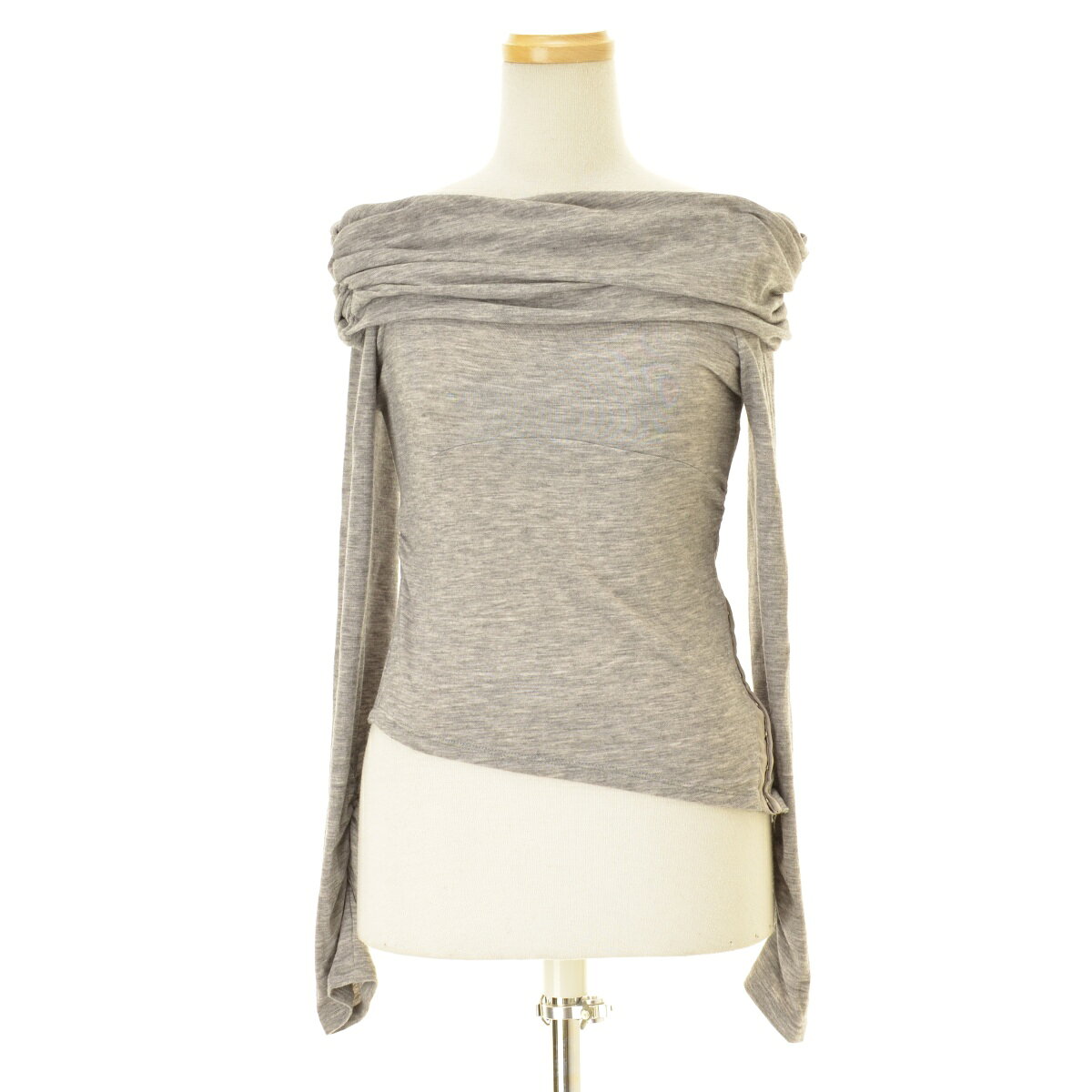 Rakuten - 【中古】Lily Brown / リリーブラウンLWCT244041 サイドホックアシメトリーオフショルダートップス長袖カットソー【cacfbbda-l】