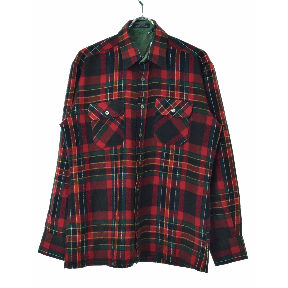 Rakuten - 【中古】古着 / フルギタータンチェック柄長袖シャツ【cacfabca-m】
