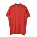 【中古】POLO RALPH LAUREN / ポロ ラルフローレンワンポイント鹿の子半袖ポロシャツ【cacdajbb-m】