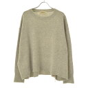 【中古】hagumu / ハグムウールドロップショルダーワイド長袖ニットセーター【cacfahbi-l】