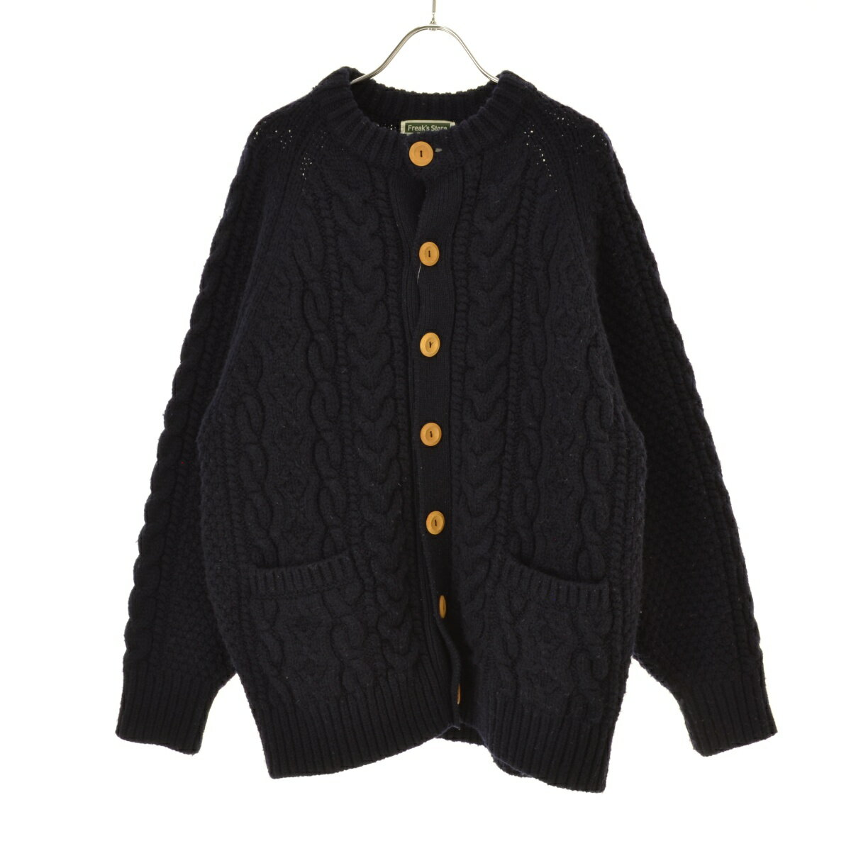 【中古】FREAK'S STORE / フリークスストア334-888-01610 フィッシャーマンニット ケーブルユニセックス長袖カーディガン【cacgabdb-l】