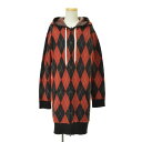 【中古】NUMBERNINE / ナンバーナイン05SS NIGHT CRAWLER期 エミリー期 archive アーガイルウールニットジップアップパーカー【...