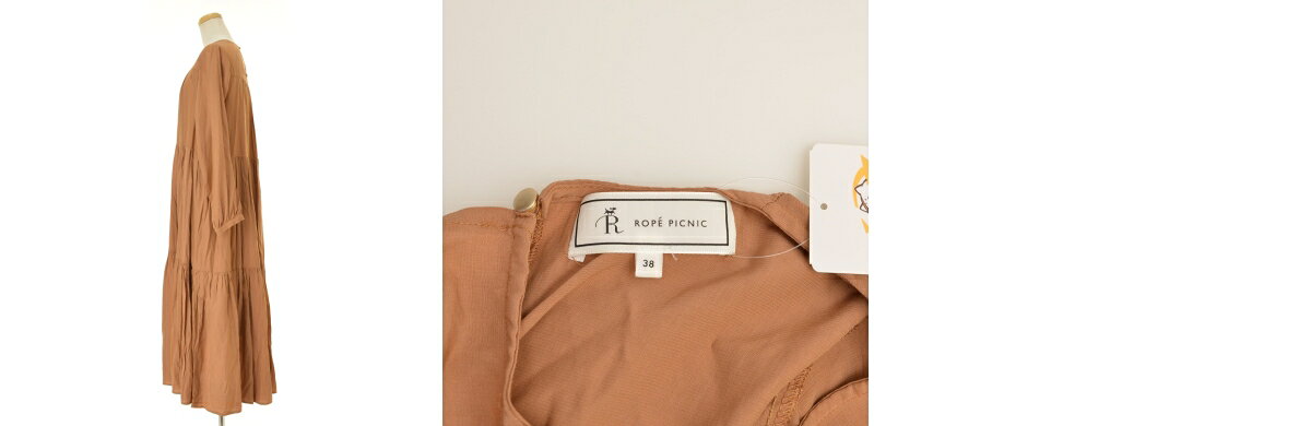 【中古】ROPE PICNIC / ロペ ピクニックGDE-30010 ティアードマキシ長袖ワンピース【cacgadbd-l】 kanful-11966544 ブランド古着の買取販売カンフル サンプル画像3