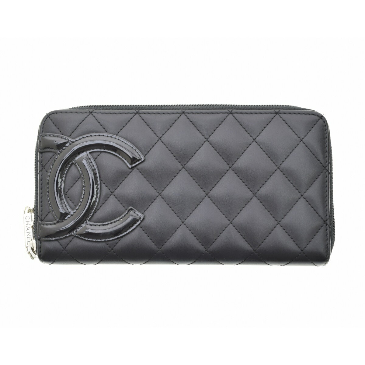 【中古】CHANEL / シャネルA50078 カンボンライン ラウンドファスナー レザー 長財布財布【送料無料】【cacgaecf-z】