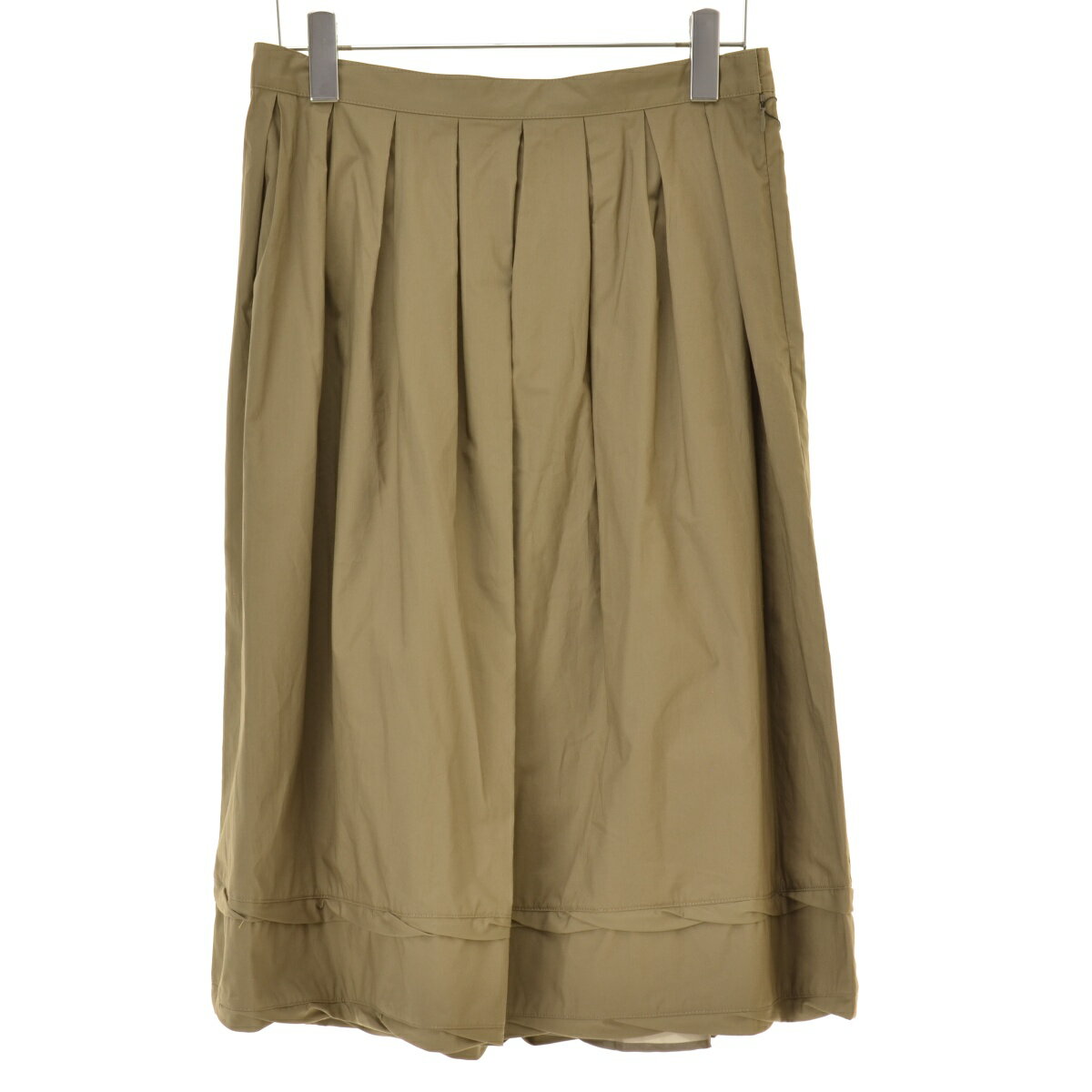 【中古】L'EQUIPE YOSHIE INABA / レキップヨシエイナバタックロングスカート【cacfaici-l】