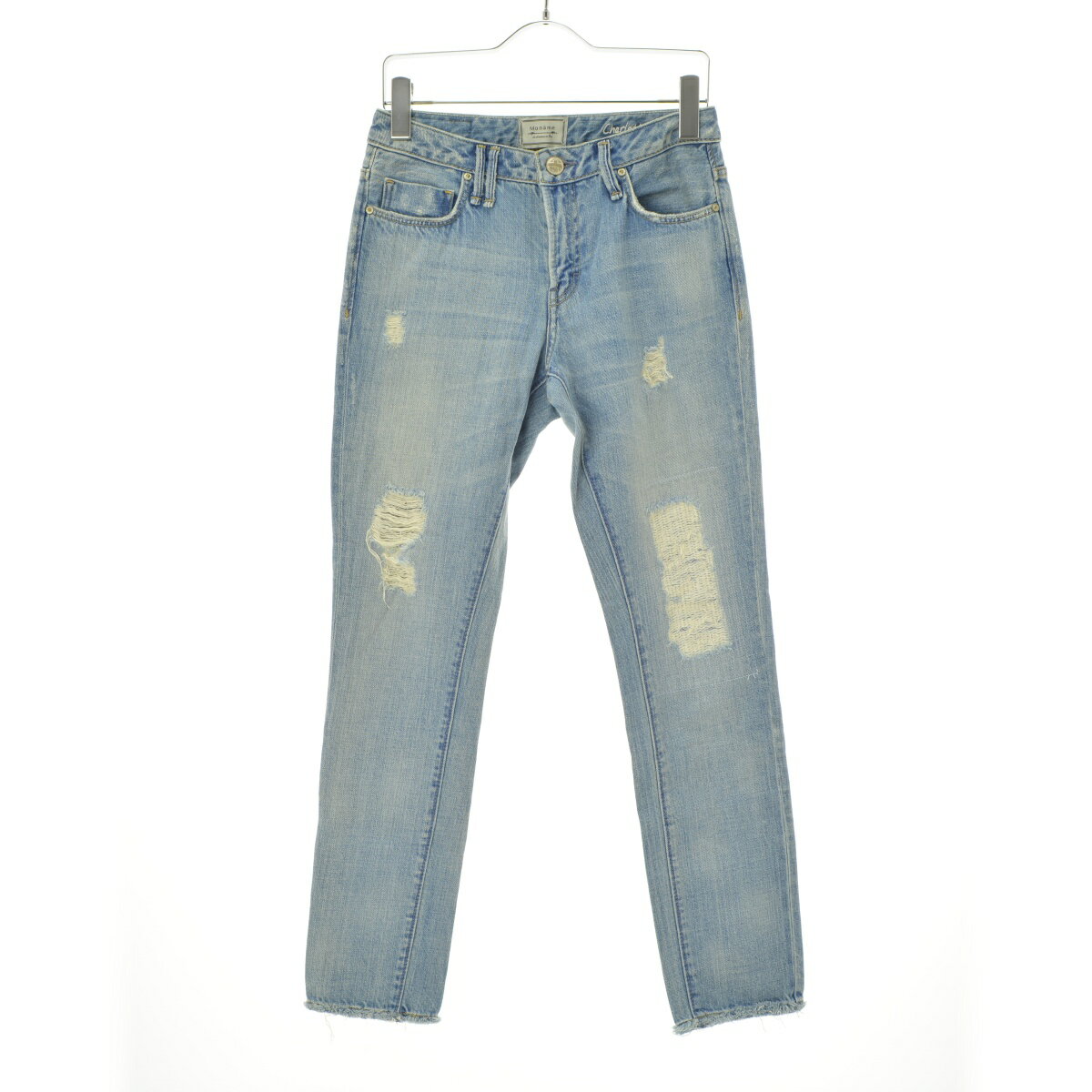 Rakuten - 【中古】MONAME / モナーム41161006 CHARLOTTE シャルロット ボーイズスリムデニムパンツ【cacdbccd-l】