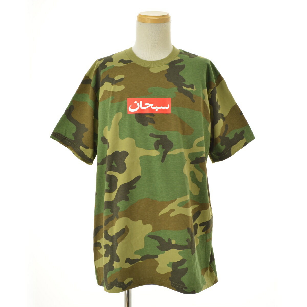 【中古】SUPREME / シュプリーム26SS Arabic Box Logo Tee Woodland Camo半袖Tシャツ【cacgadbi-m】