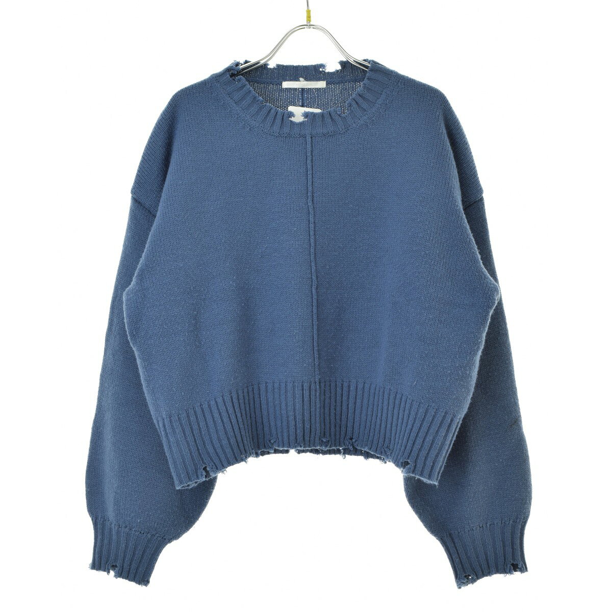 【中古】RETRO GIRL / レトロガールショートダメージ長袖ニットセーター【cacgacae-l】