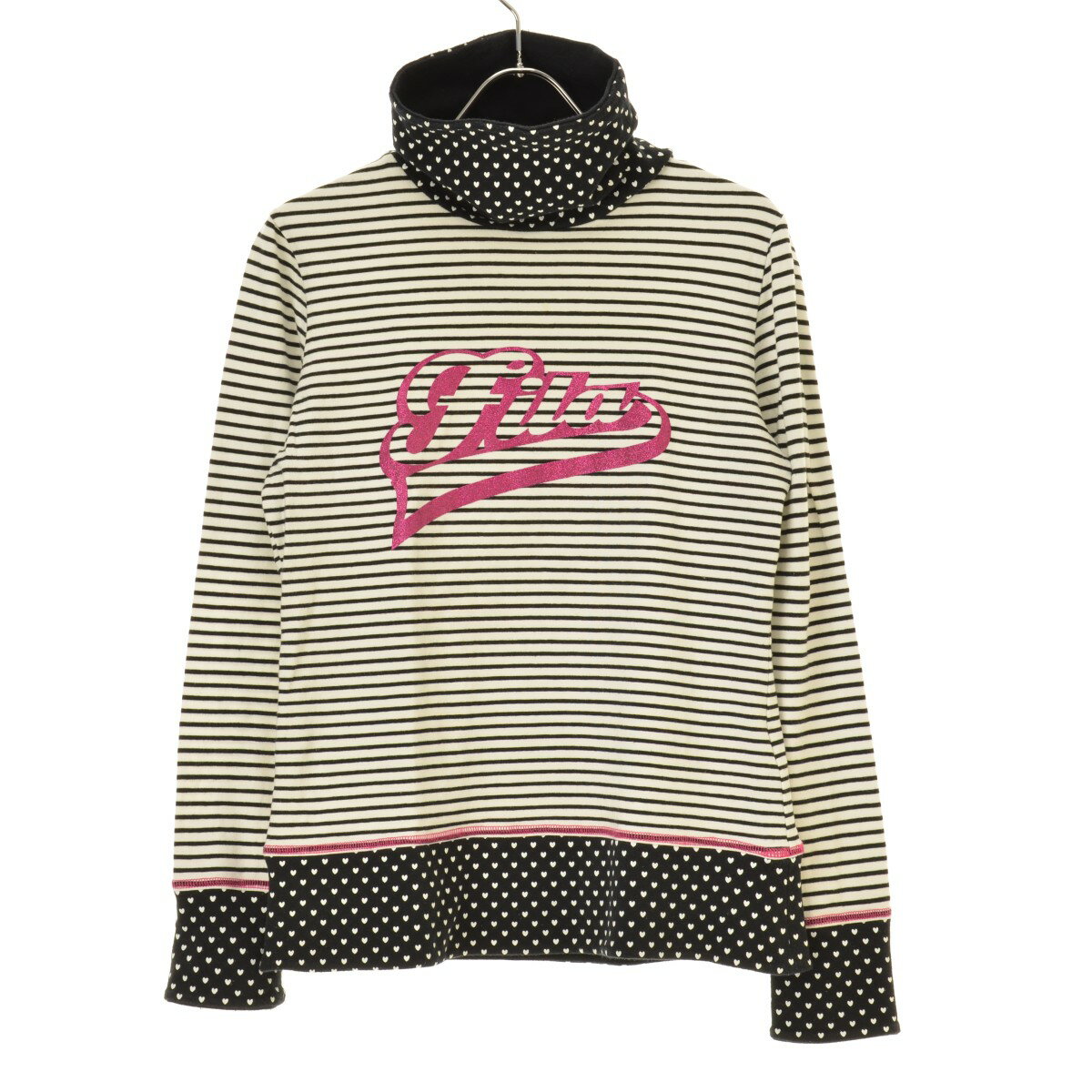 【中古】FILA / フィラGOLF OW4AL510 ボーダータートルネック長袖カットソー【cacfafbd-l】