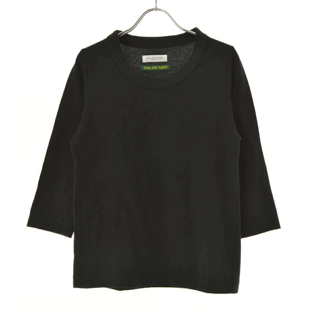 樂天商城 - 【中古】Nouvelles du paradis / ヌーヴェルドゥパラディPCT-9 ふわふわ天竺七分袖Tシャツ【cacgafbf-l】