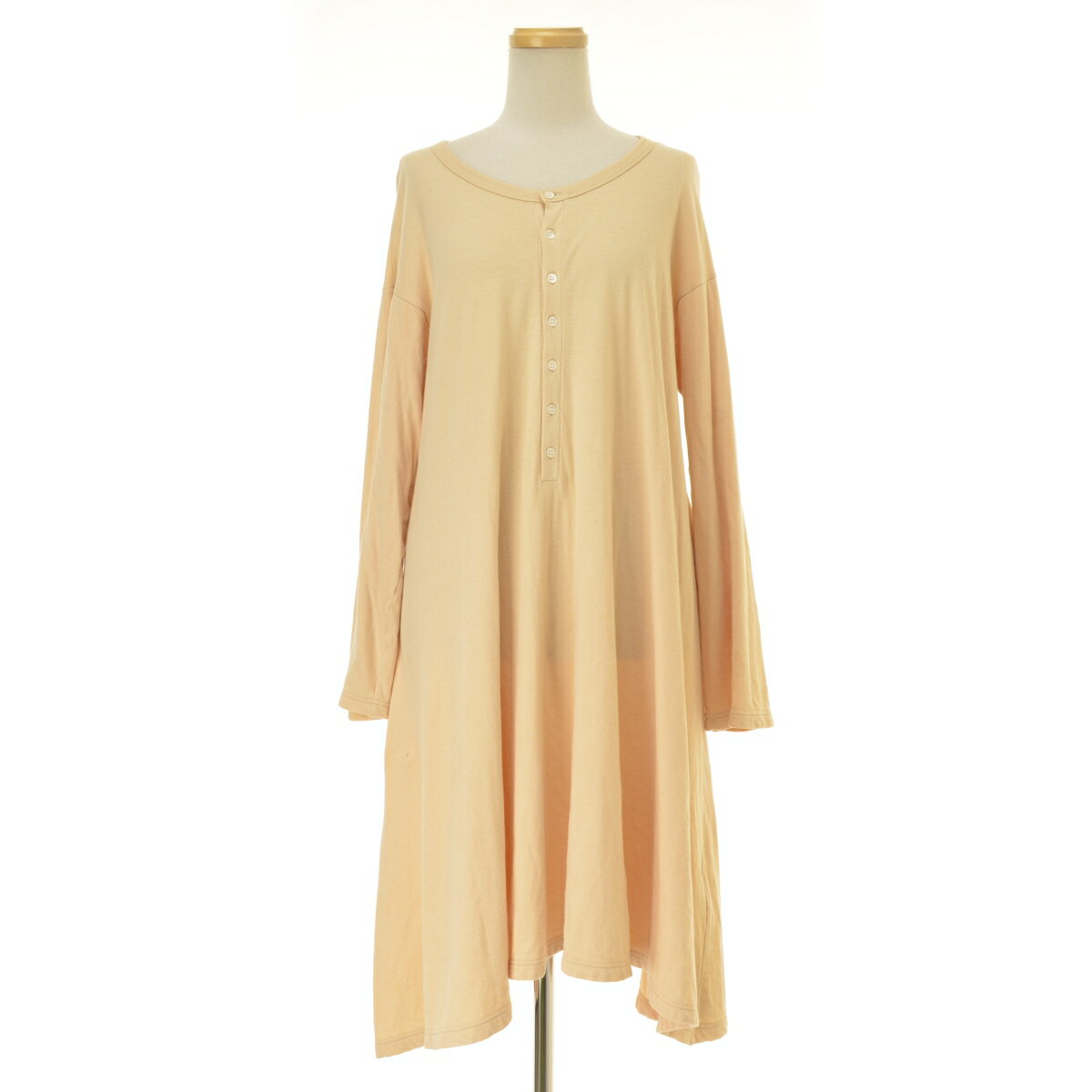 【中古】ZUCCA / ズッカZU11JH323 ヘンリーネックコットン長袖ワンピース【cacfahag-l】