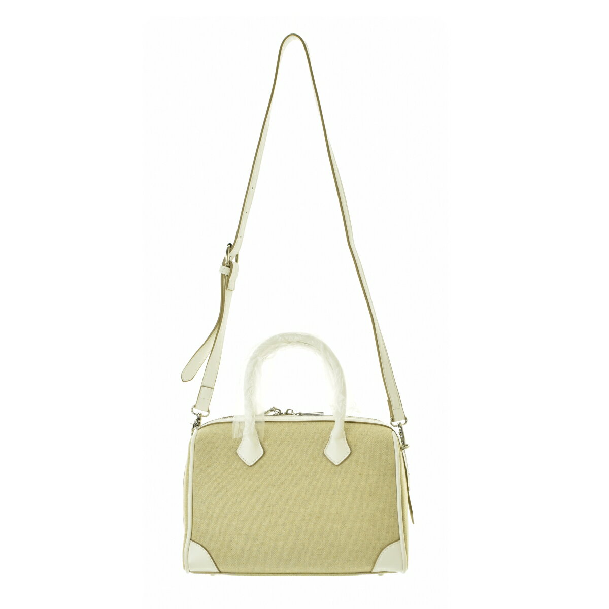 【中古】Abahouse Devinette / アバハウス ドゥヴィネット2WAYリネンボストンバッグ【cacfagba-z】