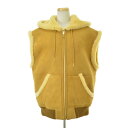 【中古】CELINE / セリーヌ2EA12790N SLEEVELESS ZIPPED HOODIE IN SHEARLING フード付きムートンベスト【cacdbcbj-l】