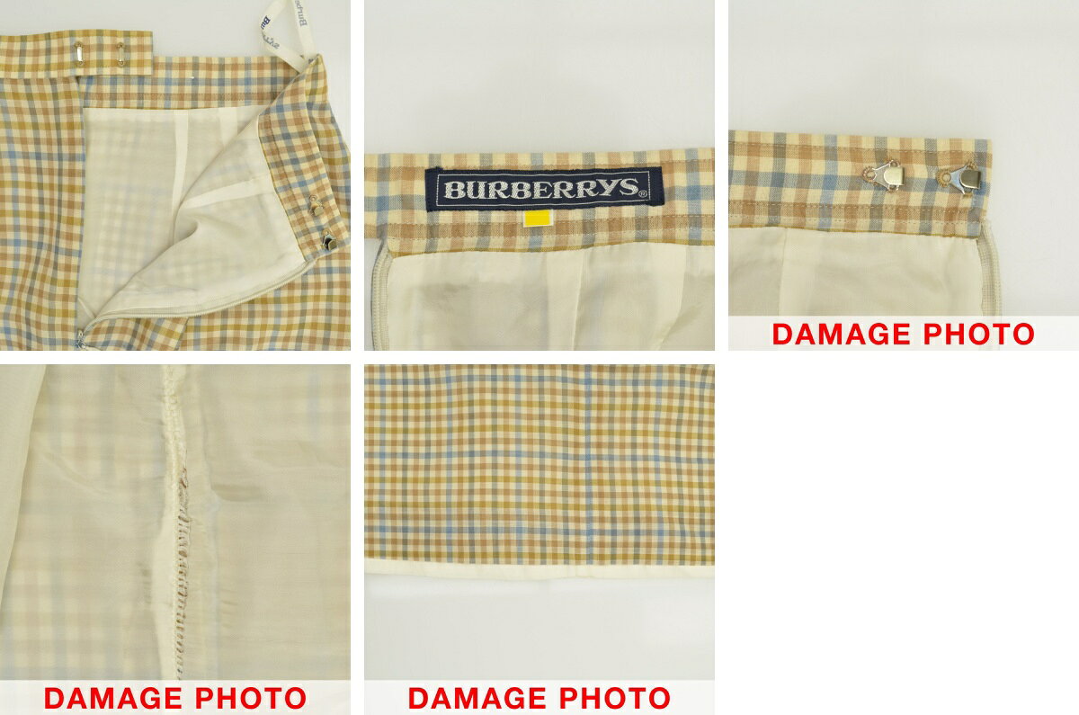 中古 BURBERRY バーバリーOLD archive チェックスカート cacfadcf-l kanful-11934221 ブランド古着の買取販売カンフル サンプル画像3