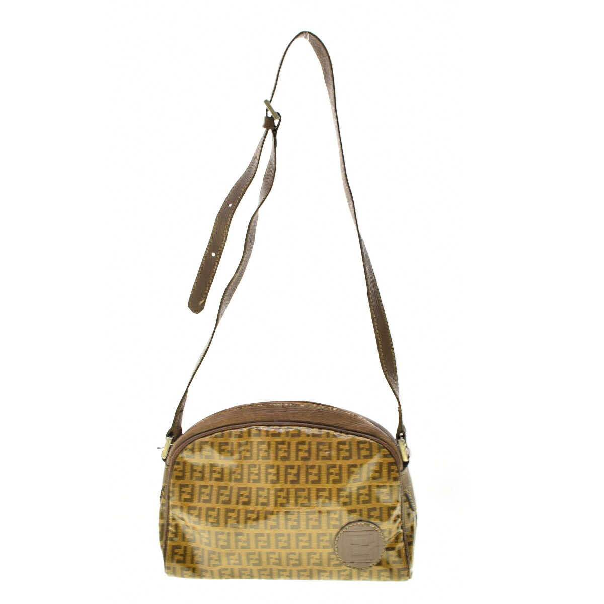 FENDI - 【中古】FENDI / フェンディOLD PVC FF ズッカショルダーバッグ【送料無料】【cacgacaf-z】