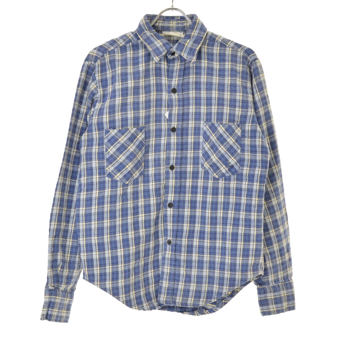 【中古】SEARS / シアーズ〜80s ヘビーウェイトフランネルチェック長袖シャツ【cacfbcci-m】