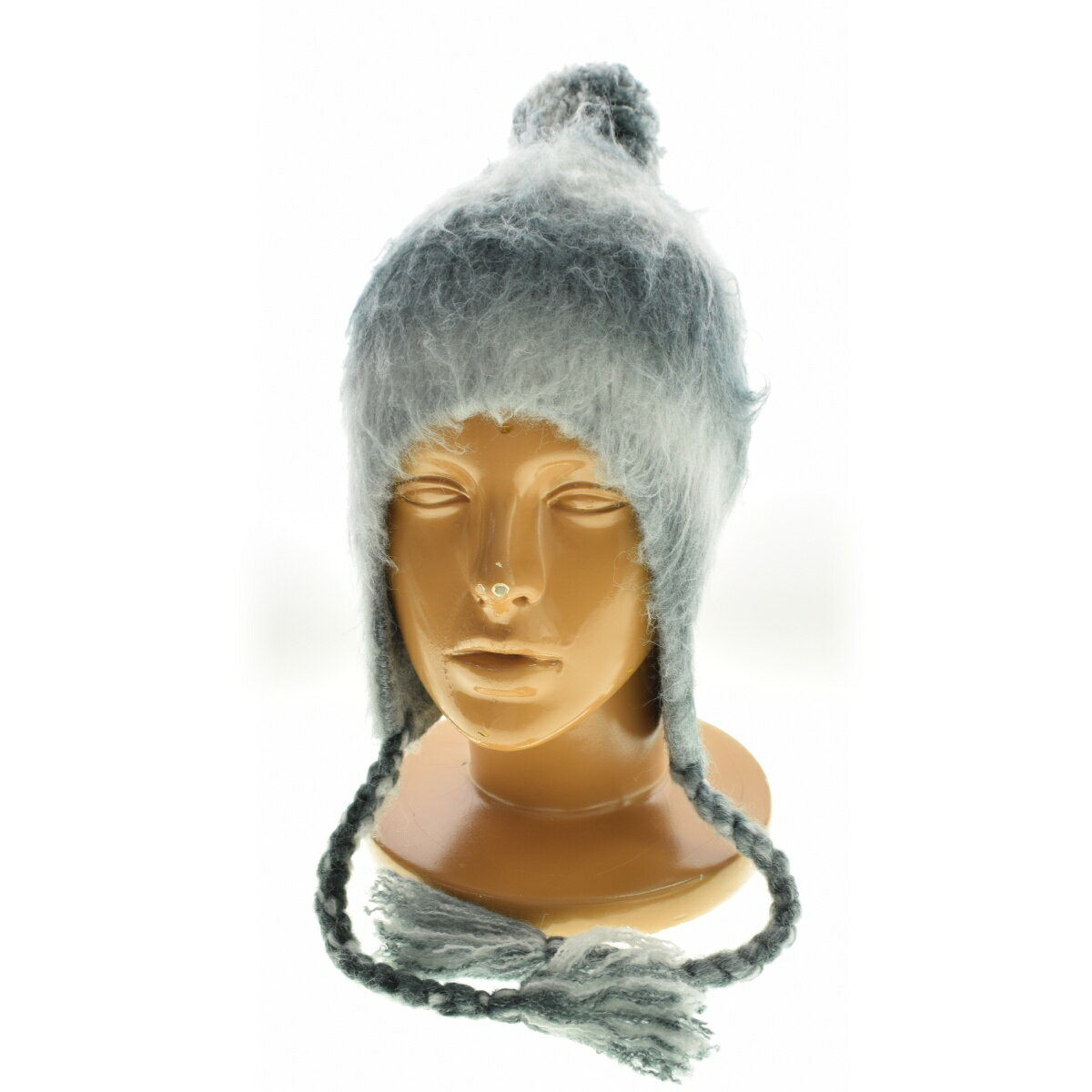 Rakuten - 【中古】WOKE EDGE / ウォークエッジ25AW Gradation Mohair Pilot Capニットキャップ【cacgadbb-z】