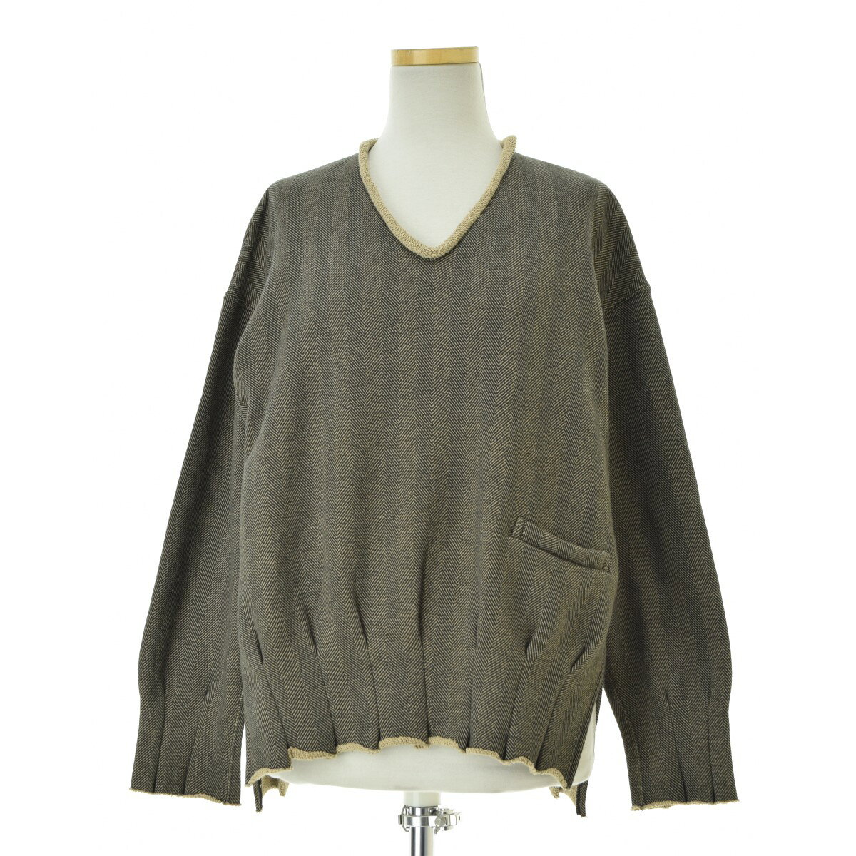 USED】SueUNDERCOVER ケーブルニット袖付スウェット トレーナー Yahoo 