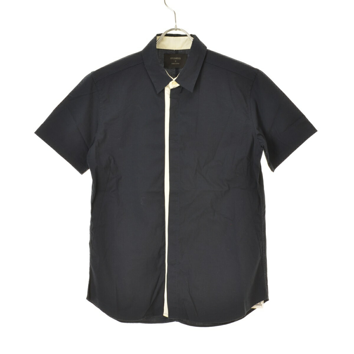 樂天商城 - 【中古】STUDIOUS / ステュディオスバイカラー半袖シャツ【cacgabad-m】