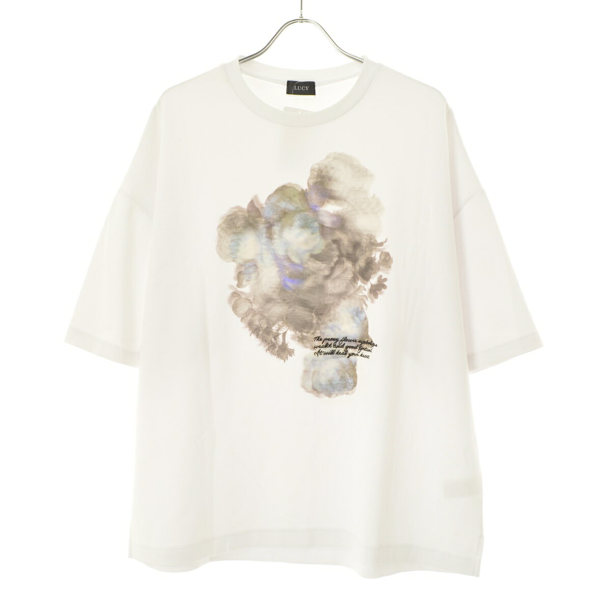 Rakuten - 【中古】LUCYLU23SM06-M0004 トロミフラワーモチーフドルマンT半袖Tシャツ【cacfbacg-m】