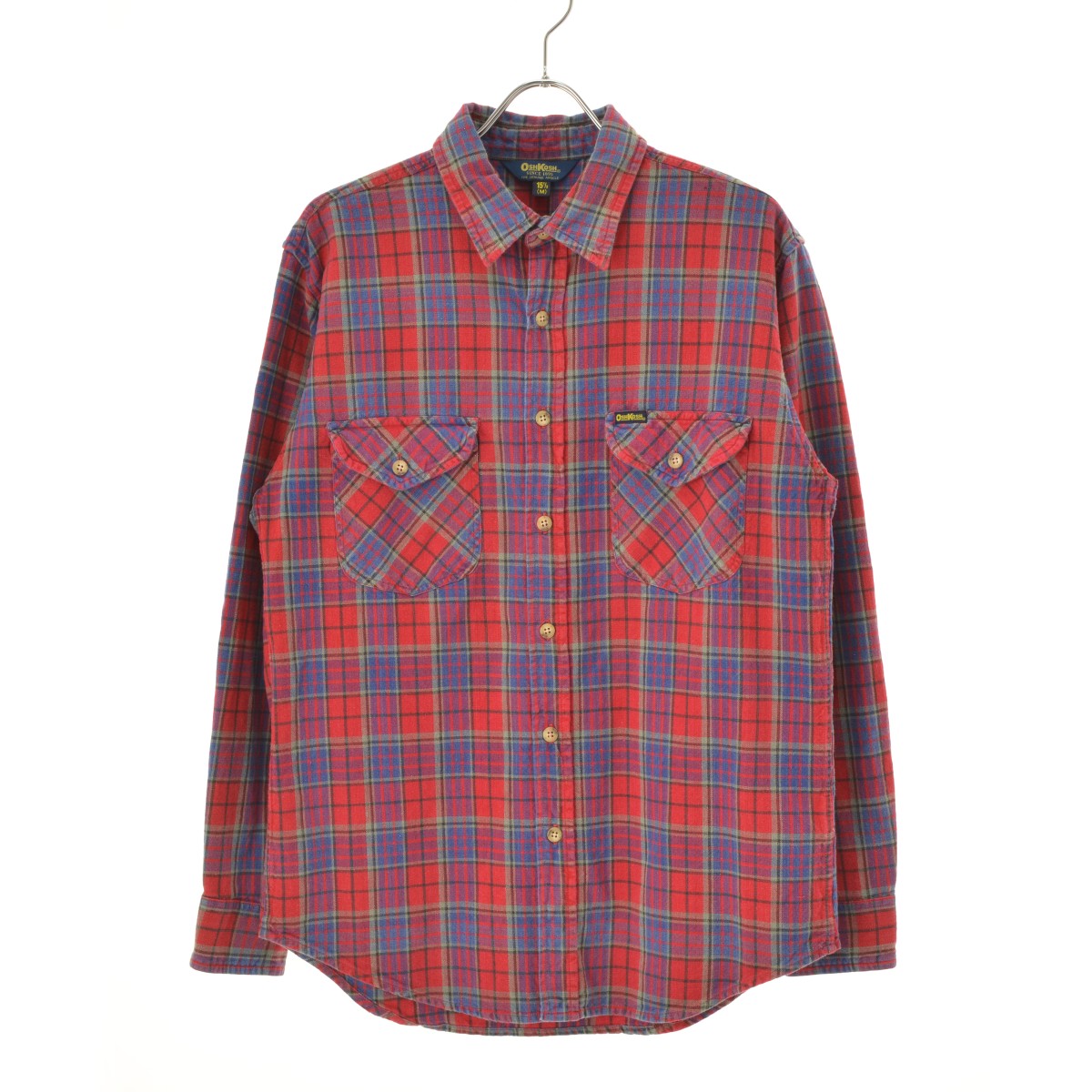 樂天商城 - 【中古】OSHKOSH / オシュコシュチェックワーク長袖シャツ【cacgafac-m】