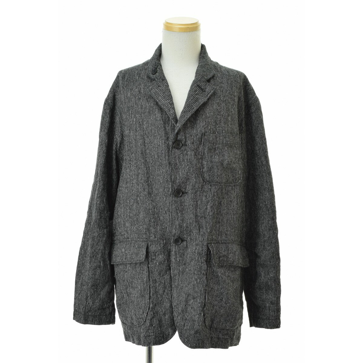 ENGINEERED GARMENTS / エンジニアードガーメンツLoiter Jacket Linen Stripeテーラードジャケット