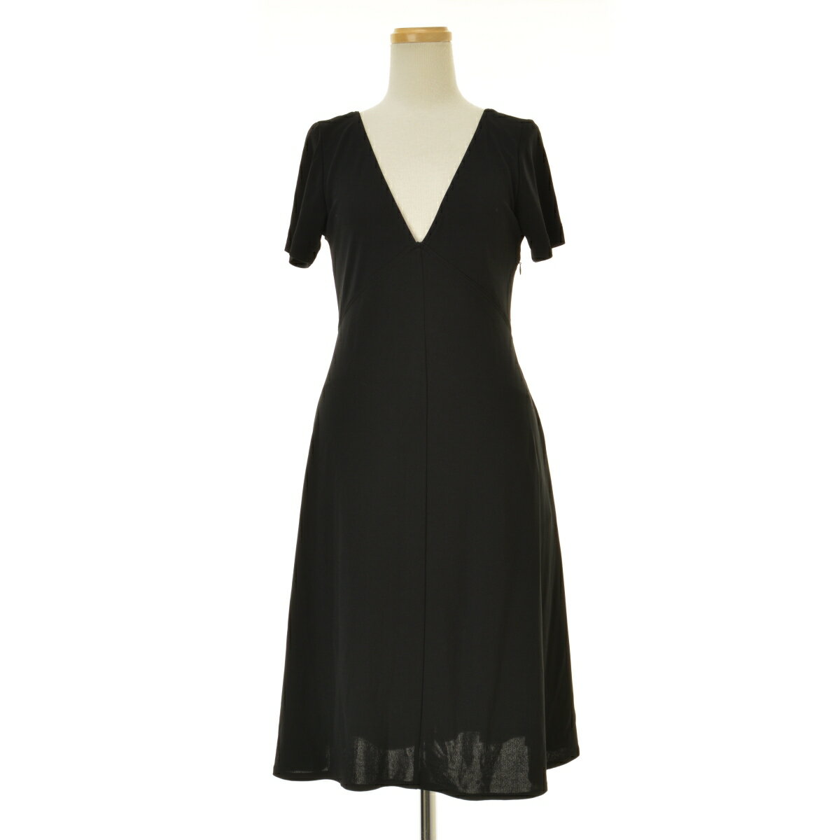 【中古】【期間限定値下げ】PAUL&JOE / ポールアンドジョーVネック半袖ワンピース【cacdaibj-l】