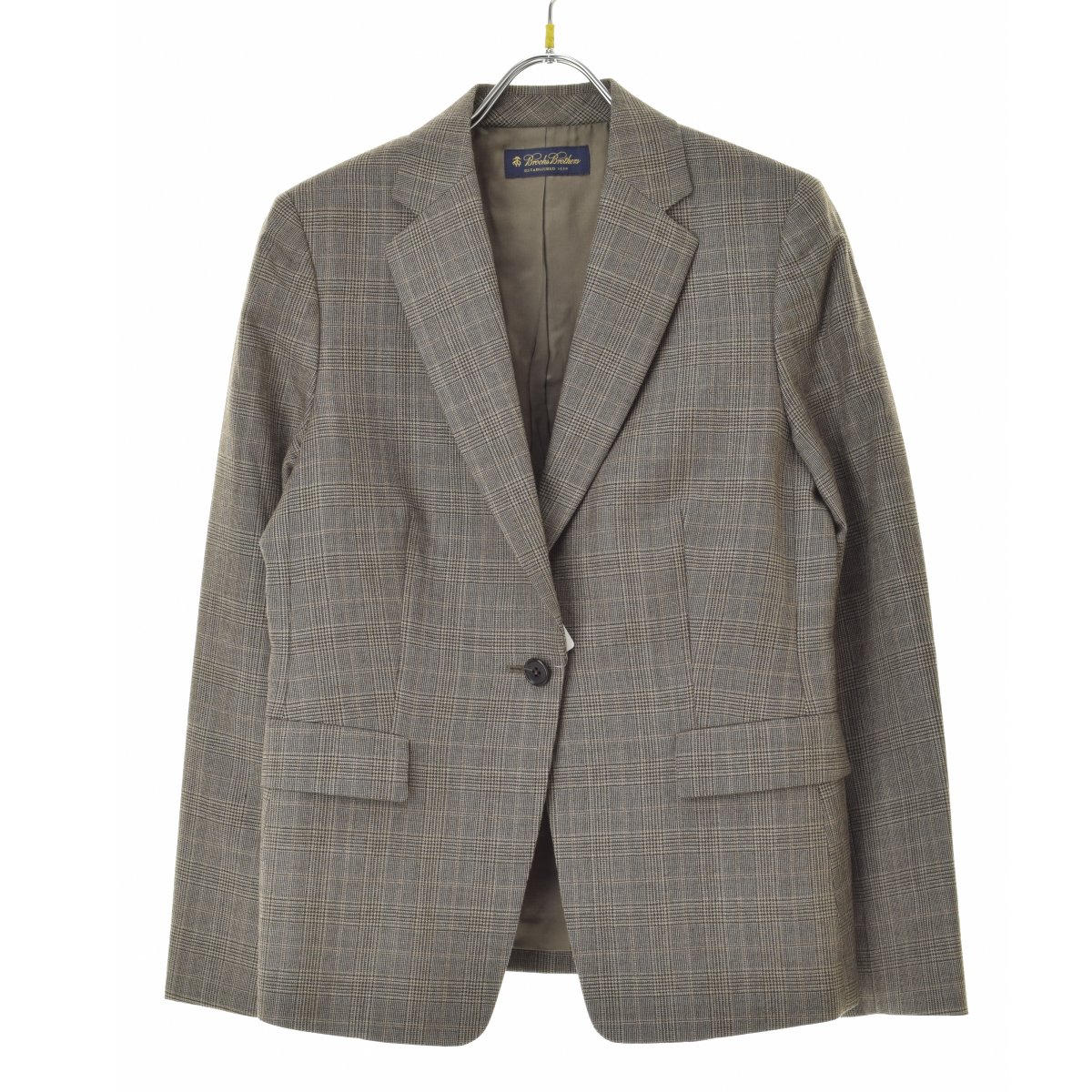 【中古】BROOKS BROTHERS / ブルックスブラザーズグレンチェック1釦ジャケット【cacfaccc-l】